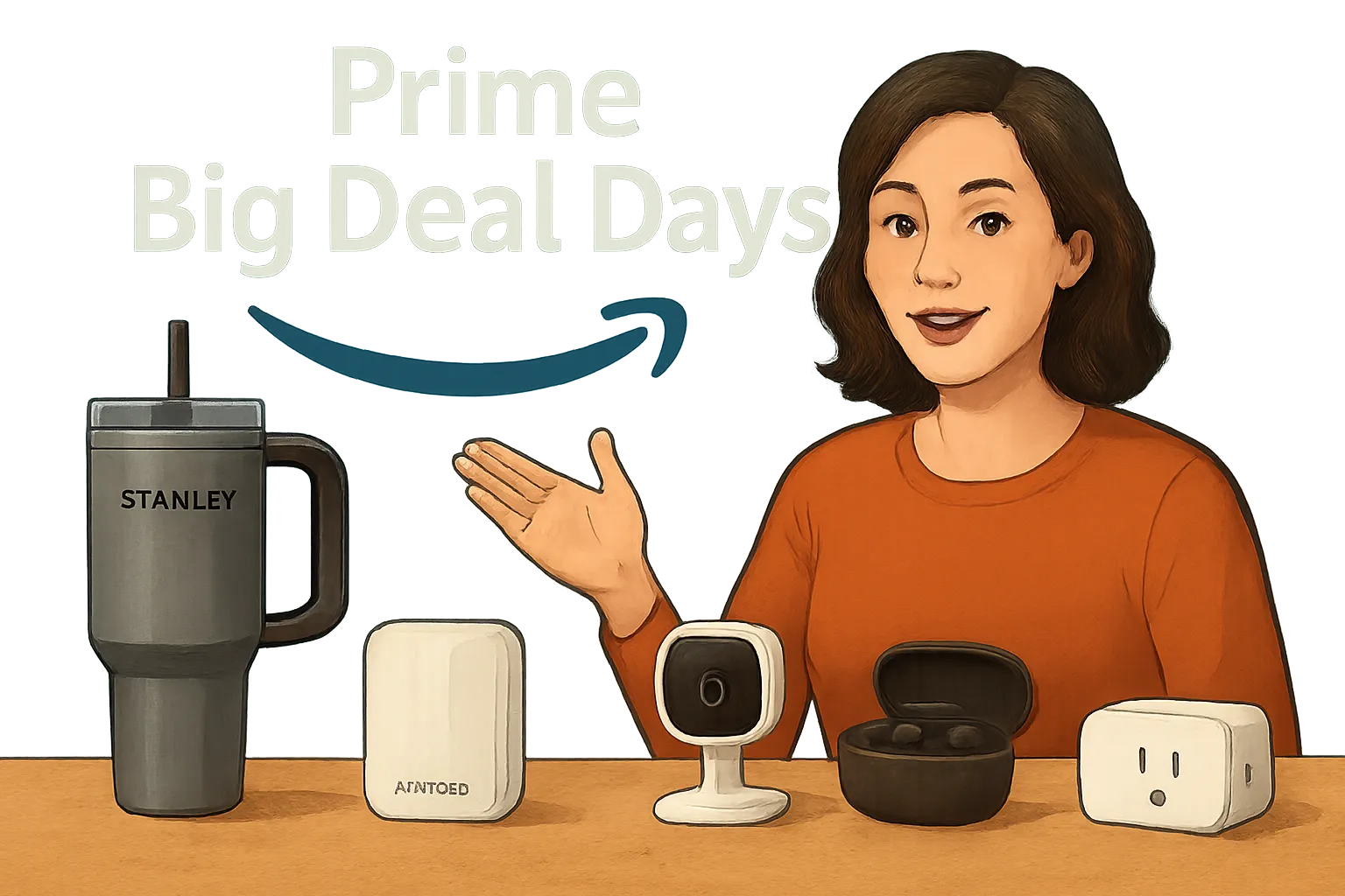 AI-generated illustration of the topic: Indianapolis broadcaster lists 10 Amazon Prime Big Deal Days finds under $25 as sale wraps Oct. 7