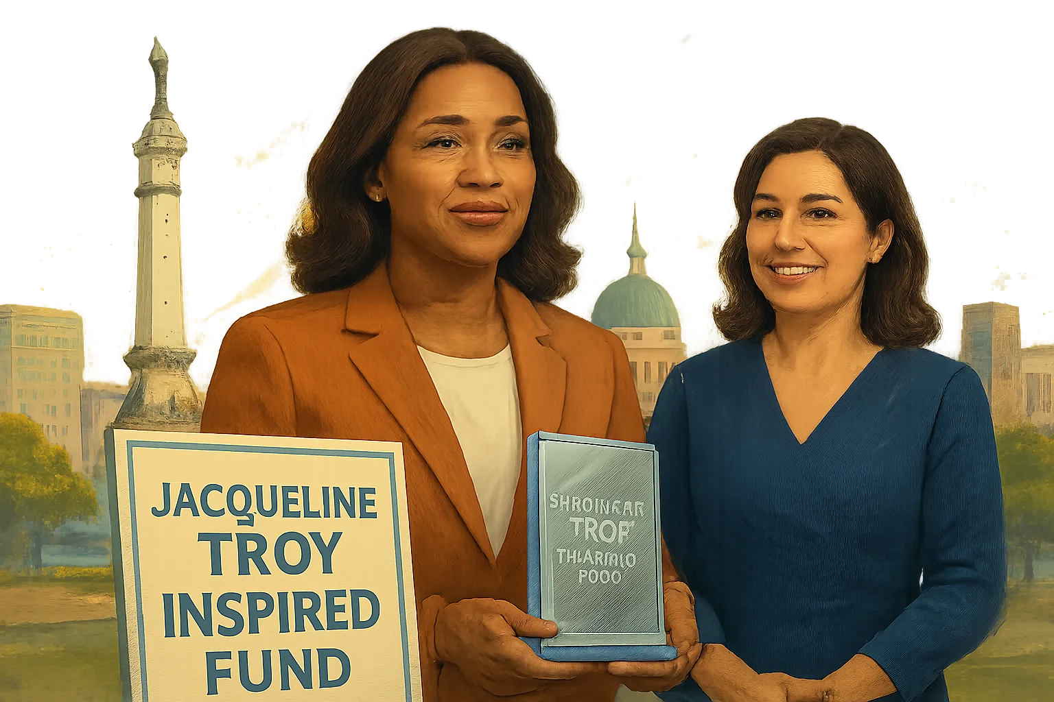 AI-generated illustration of the topic: Bag-ish and MORE Magazine named 2026 Jacqueline Troy Inspired Fund honorees in Indy