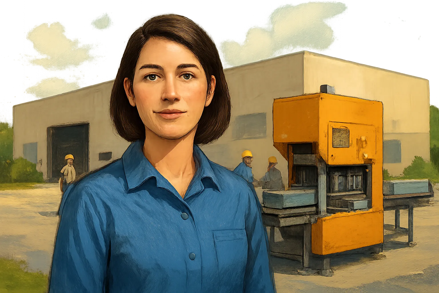 AI-generated illustration of the topic: Med‑Mizer to invest $9M in Batesville plant, retrofit 40,000‑sq‑ft facility and add up to 73 jobs