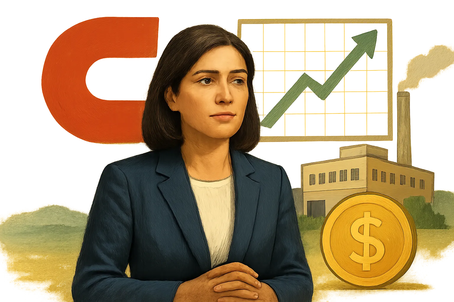 AI-generated illustration of the topic: Cummins in Columbus, Ind., increases quarterly common stock dividend; record date Aug. 21, 2026, payable Sept. 3, 2026