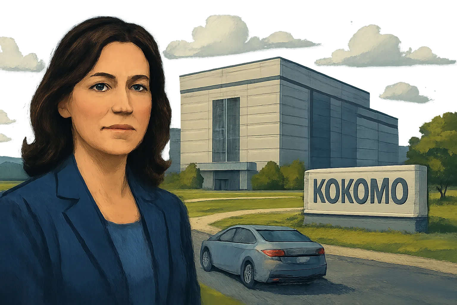 AI-generated illustration of the topic: Digital Realty outlines multi‑billion‑dollar Kokomo data‑center plan, says it will fund infrastructure and boost property tax base