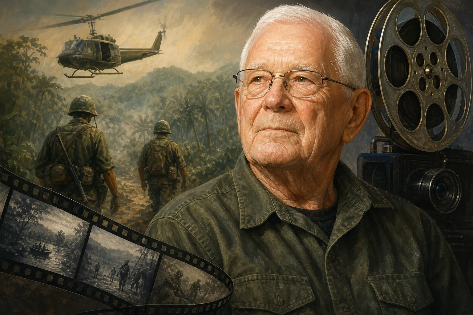 AI-generated illustration of the topic: Documentary about Vietnam veteran Lt. Lee Alley premieres at Heartland Film Festival in Indianapolis