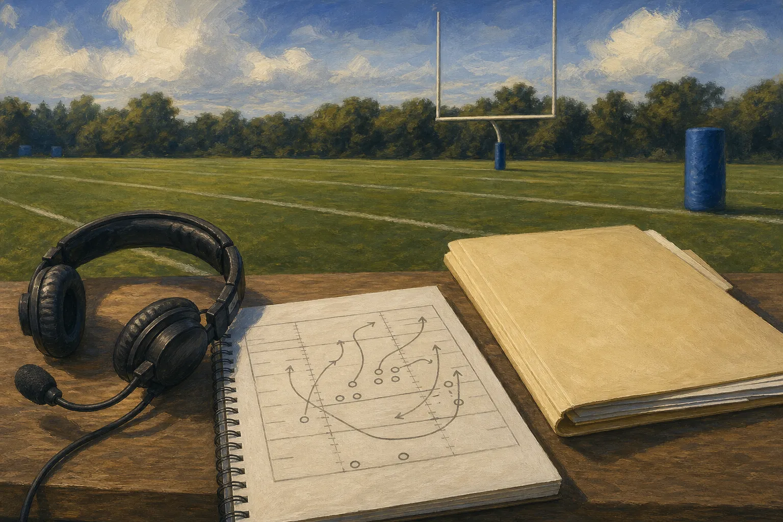 AI-generated illustration of the topic: Colts relieve GM Chris Ballard; coach Shane Steichen says he’s focused on prepping team for Week 7 at Vikings