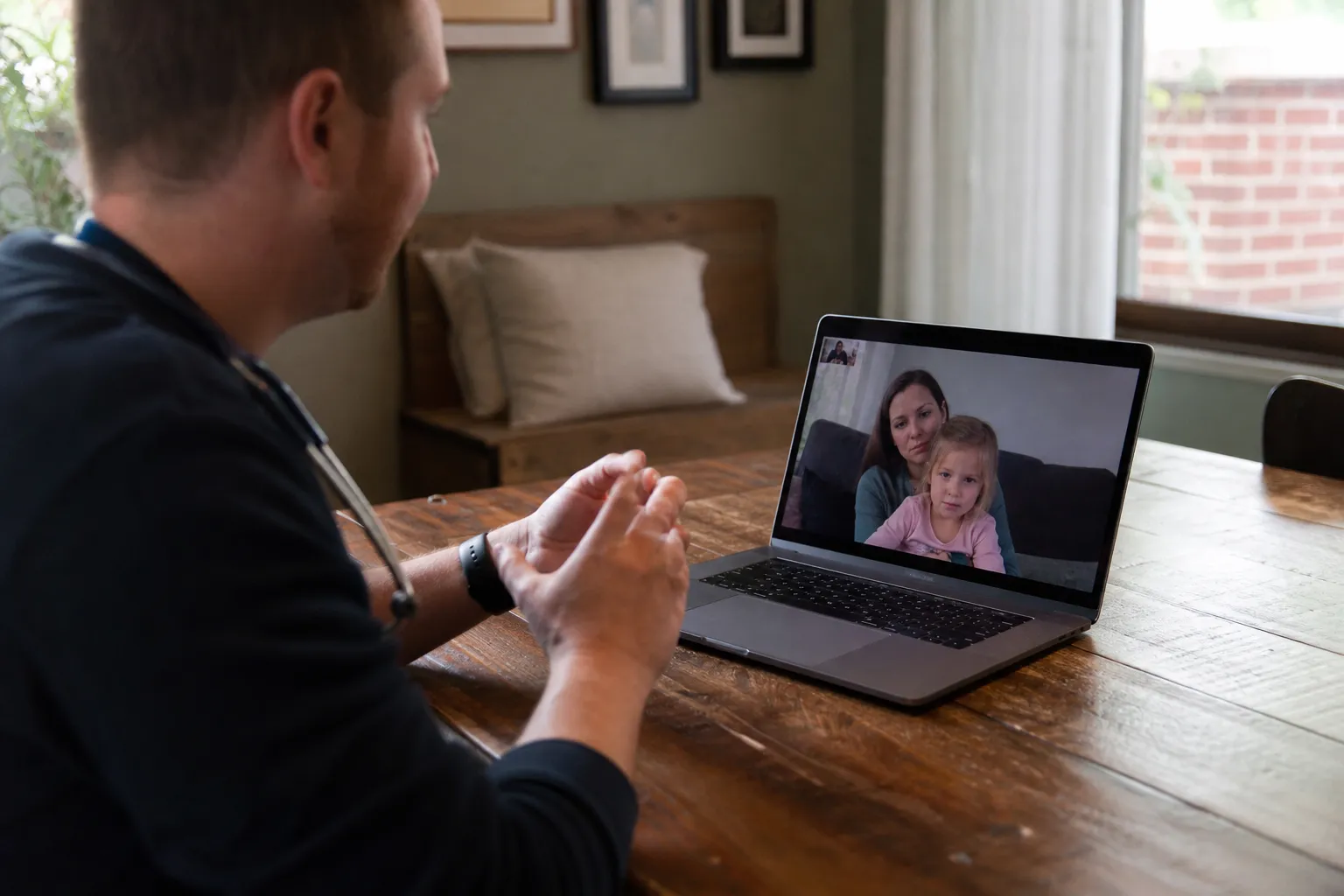 AI-generated illustration of the topic: Indiana nurse practitioner launches statewide HeroHouse Pediatrics telehealth service priced $30–$55/month